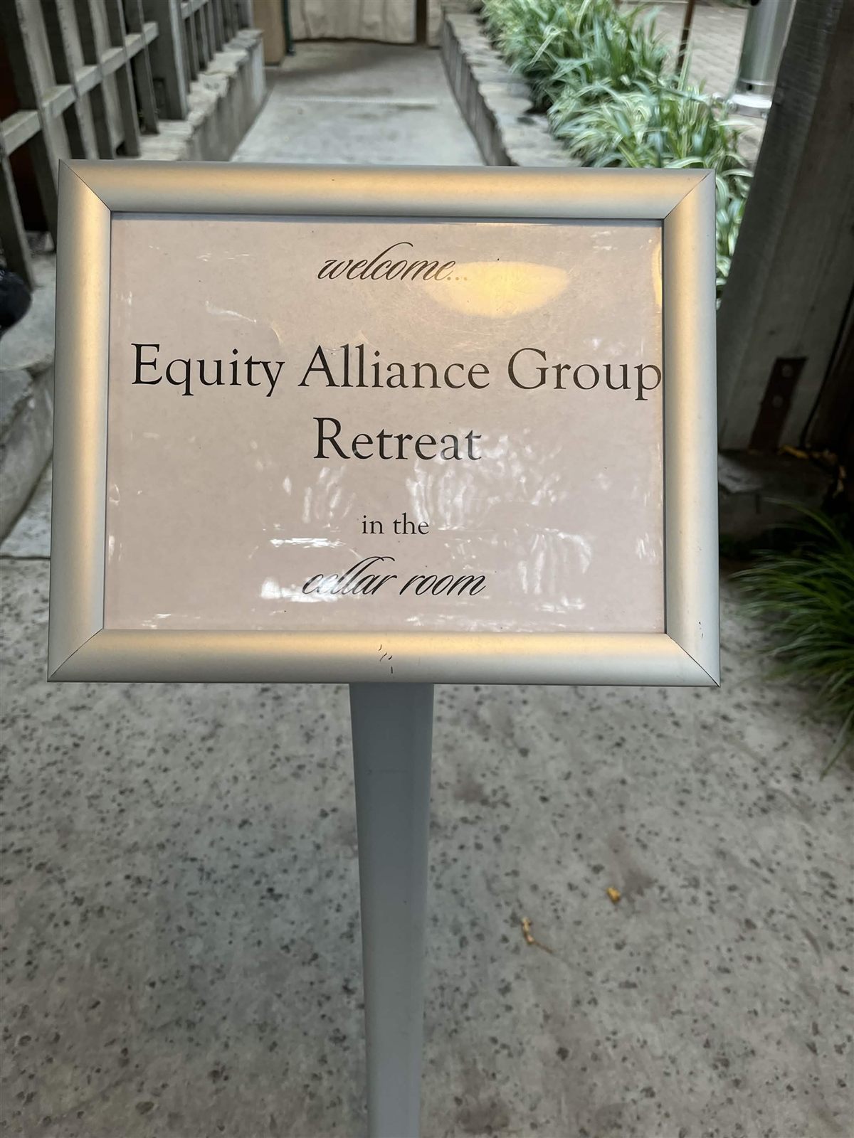 Welcome to our leadership retreat
